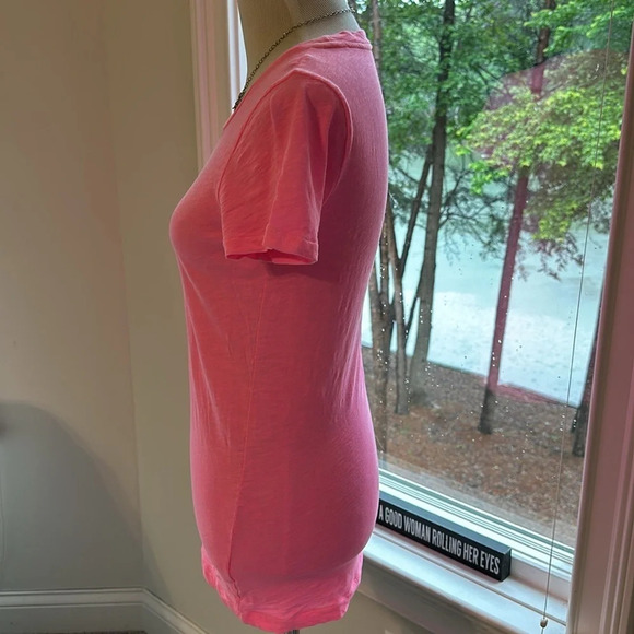 Bright Pink Vintage Cotton Tee, Size Small, EUC - Picture 3 of 6